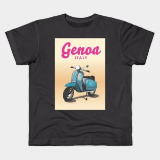 Genoa Italy scooter Kids T-Shirt